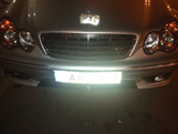 Car license plate with Nano foil